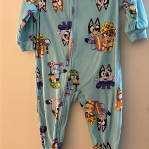 Bluey Kids One Piece Pajama - Blue